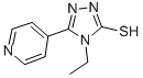 CAS#: 26029-01-6, 4-Ethyl-5-Pyridin-4-Yl-4H-[1,2,4]Triazole-3-Thiol