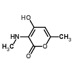 CAS#: 260362-99-0, 4-Hydroxy-6-Methyl-3-(Methylamino)-2H-Pyran-2-One