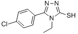 CAS#: 26131-64-6, 5-(4-Chlorophenyl)-4-Ethyl-2,4-Dihydro-3H-1,2,4-Triazole-3-Thione