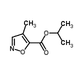 CAS 登录号：261350-52-1， 异丙基4-甲基-1,2-恶唑-5-羧酸酯