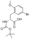 CAS#: 261380-17-0, (R)-N-Boc-(5-Bromo-2-Methoxyphenyl)Alanine