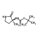 CAS#: 261521-49-7, 2-Methyl-2-Propanyl [(3S)-3-Methyl-2-Oxo-3-Pyrrolidinyl]Carbamate