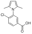 CAS#: 26165-62-8, 4-Chloro-3-(2,5-Dimethyl-1H-Pyrrol-1-Yl)-Benzoic Acid