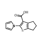 CAS#: 26176-22-7, 2-(1H-Pyrrol-1-Yl)-5,6-Dihydro-4H-Cyclopenta[b]Thiophene-3-Carboxylic Acid