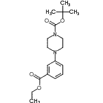 CAS#: 261925-94-4, 2-Methyl-2-Propanyl 4-[3-(Ethoxycarbonyl)Phenyl]-1-Piperazinecarboxylate