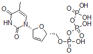 CAS 登录号:26194-89-8, 2',3'-二脱氧-2',3'-去氢胸苷 5'-三磷酸酯