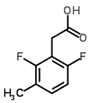 CAS 登录号：261943-97-9， (2,6-二氟-3-甲基苯基)乙酸