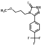 CAS#: 261965-18-8, 4-(3-Methoxypropyl)-5-[4-(Trifluoromethyl)Phenyl]-2,4-Dihydro-3H-1,2,4-Triazole-3-Thione