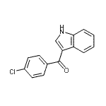 CAS#: 26211-77-8, (4-Chlorophenyl)(1H-Indol-3-Yl)Methanone