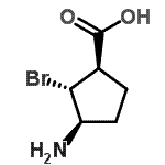 CAS#: 262280-29-5, (1R,2R,3R)-3-Amino-2-Bromocyclopentanecarboxylic Acid