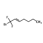 CAS#: 262296-38-8, (2E)-1-Bromo-1,1-Difluoro-2-Heptene
