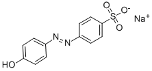 CAS 登录号：2623-36-1， 4-[2-(4-羟基苯基)偶氮]-苯磺酸钠盐(1:1)