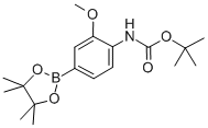 CAS 登录号：262433-02-3， 4-(叔-丁氧羰基氨基)-3-甲氧基苯硼酸频哪醇酯