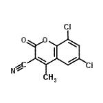 CAS#: 262590-96-5, 6,8-Dichloro-4-Methyl-2-Oxo-2H-Chromene-3-Carbonitrile