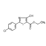 CAS#: 263016-08-6, Ethyl 2-(4-Chlorophenyl)-4-Hydroxy-1,3-Thiazole-5-Carboxylate