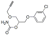CAS 登录号：26309-87-5， 1-(3-氯苯氧基)-3-(2-丙炔基氧基)-2-丙醇氨基甲酸酯