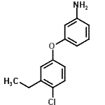 CAS#: 263266-18-8, 3-(4-Chloro-3-Ethylphenoxy)Aniline