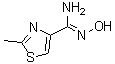 CAS#: 263385-95-1, N'-Hydroxy-2-Methyl-1,3-Thiazole-4-Carboximidamide
