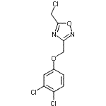 CAS#: 263386-10-3, 5-(Chloromethyl)-3-[(3,4-Dichlorophenoxy)Methyl]-1,2,4-Oxadiazole