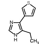 CAS#: 263389-42-0, 5-Ethyl-4-(3-Thienyl)-1H-Imidazole