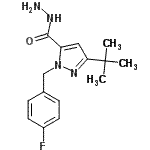 CAS 登录号：263762-14-7， 1-(4-氟苄基)-3-(2-甲基-2-丙基)-1H-吡唑-5-甲酰肼