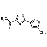CAS#: 263897-90-1, 1-[2-(5-Methyl-1,2-Oxazol-3-Yl)-1,3-Thiazol-4-Yl]Ethanone