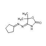 CAS#: 264123-86-6, 4-(2-Cyclopentylidenehydrazino)-5,5-Dimethyl-1,3-Oxazol-2(5H)-One