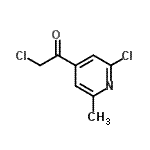 CAS 登录号：26413-60-5， 2-氯-1-(2-氯-6-甲基-4-吡啶基)乙酮