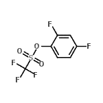 CAS 登录号：264135-49-1， 2,4-二氟苯基三氟甲烷磺酸酯