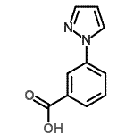 CAS#: 264264-33-7, 3-(1H-Pyrazol-1-Yl)Benzoic Acid