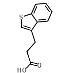 CAS#: 26461-80-3, 3-(1-Benzothiophen-3-Yl)Propanoic Acid