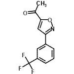CAS#: 264616-44-6, 1-{3-[3-(Trifluoromethyl)Phenyl]-1,2-Oxazol-5-Yl}Ethanone