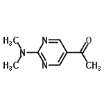 CAS#: 265107-46-8, 1-[2-(Dimethylamino)-5-Pyrimidinyl]Ethanone