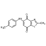 CAS#: 265312-55-8, 2-Methyl-5-[(4-Methylphenyl)Amino]-1,3-Benzothiazole-4,7-Dione