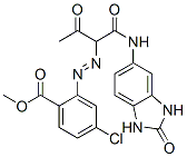 CAS#: 26576-47-6, Methyl 4-Chloro-2-[[1-[[(2,3-Dihydro-2-Oxo-1H-Benzimidazol-5-Yl)Amino]Carbonyl]-2-Oxopropyl]Azo]Benzoate