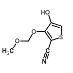 CAS#: 265980-10-7, 4-Hydroxy-3-(Methoxymethoxy)-2-Thiophenecarbonitrile