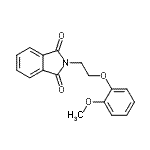 CAS#: 26646-63-9, 2-[2-(2-Methoxyphenoxy)Ethyl]-1H-Isoindole-1,3(2H)-Dione