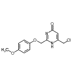 CAS#: 266679-47-4, 6-(Chloromethyl)-2-[(4-Methoxyphenoxy)Methyl]-4(1H)-Pyrimidinone
