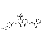 CAS#: 2668-05-5, (6E)-4-Amino-6-(1-Naphthylhydrazono)-5-Oxo-3-[(E)-(4-Sulfophenyl)Diazenyl]-5,6-Dihydro-1-Naphthalenesulfonic Acid