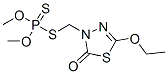CAS#: 2669-32-1, 3-(Dimethoxyphosphinothioylsulfanylmethyl)-5-Ethoxy-1,3,4-Thiadiazol-2-One