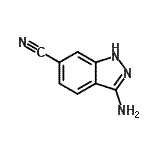 CAS#: 267413-32-1, 3-Amino-1H-Indazole-6-Carbonitrile