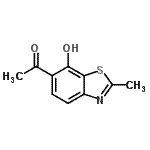 CAS#: 26749-60-0, 1-(7-Hydroxy-2-Methyl-1,3-Benzothiazol-6-Yl)Ethanone