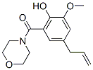 CAS 登录号：26750-85-6， 4-烯丙基-2-甲氧基-6-(吗啉基羰基)苯酚