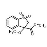 CAS#: 26759-42-2, Methyl 3-Methoxy-2,3-Dihydro-1-Benzothiophene-3-Carboxylate 1,1-Dioxide