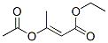 CAS 登录号：26805-39-0， 3-(乙酰氧基)异巴豆酸乙酯