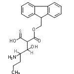 CAS#: 268542-18-3, 4-Amino-2-[(9H-fluoren-9-ylmethoxy)carbonyl]-3-hydroxyheptanethioic O-acid