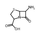 CAS#: 26865-90-7, 6-Amino-7-Oxo-4-Thia-1-Azabicyclo[3.2.0]Heptane-2-Carboxylic Acid