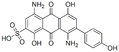 CAS#: 26869-99-8, 4,8-Diamino-9,10-Dihydro-1,5-Dihydroxy-7-(4-Hydroxyphenyl)-9,10-Dioxoanthracene-2-Sulphonic Acid