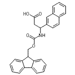 CAS#: 269078-81-1, 3-{[(9H-Fluoren-9-Ylmethoxy)Carbonyl]Amino}-3-(2-Naphthyl)Propanoic Acid