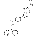 CAS#: 269078-82-2, [6-{4-[(9H-Fluoren-9-Ylmethoxy)Carbonyl]-1-Piperazinyl}-4-Oxo-3(4H)-Quinazolinyl]Acetic Acid